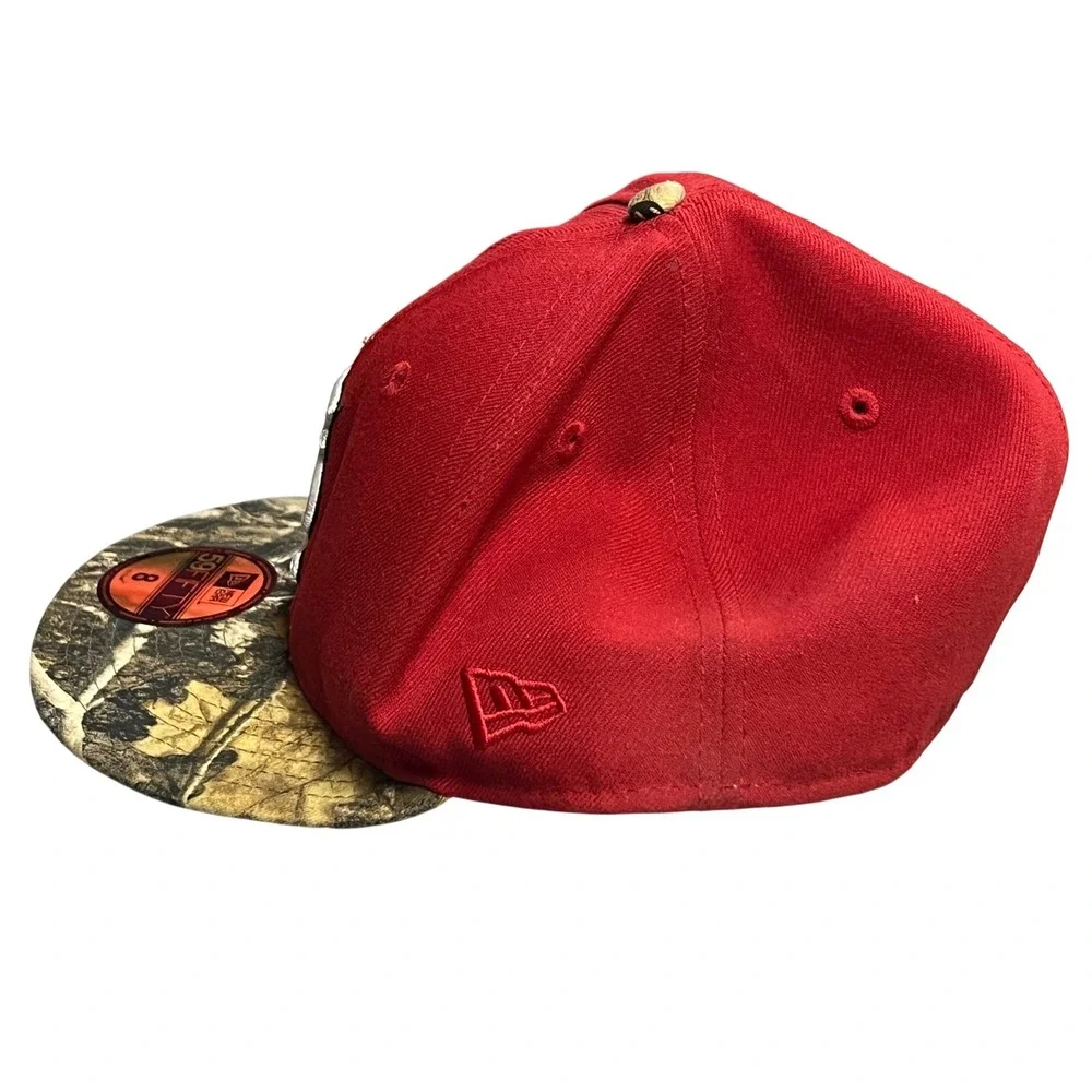 New Era St. Louis Cardinals Hat Men Size 8 Red Camo Busch Stadium Final Season